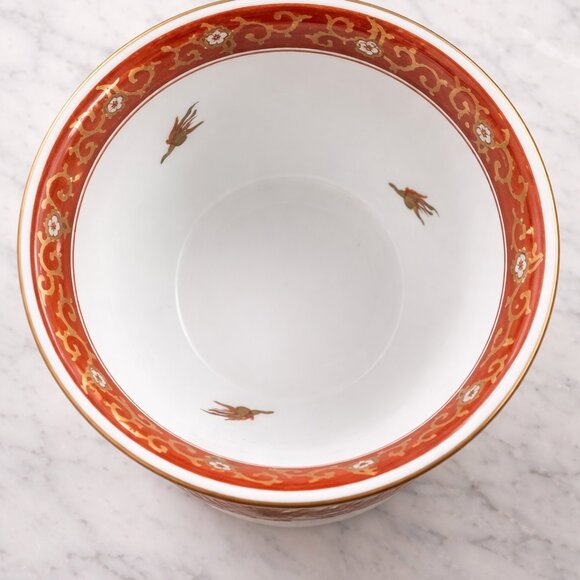 Vintage Imari Style Porcelain Cachepot Planter | Hand-Painted WOCO Japan - Picture 5 of 8